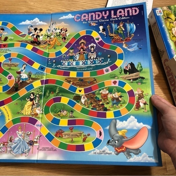 Disney Parks Edition Candy Land Disney World Land Game Small World Snow White - Picture 9 of 10